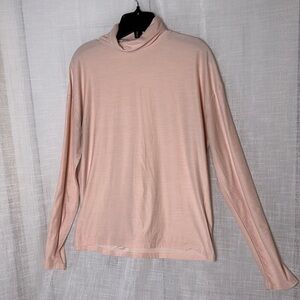 Kyodan turtleneck sweater, lightweight jersey fabric,med,activewear,cabincore,EC